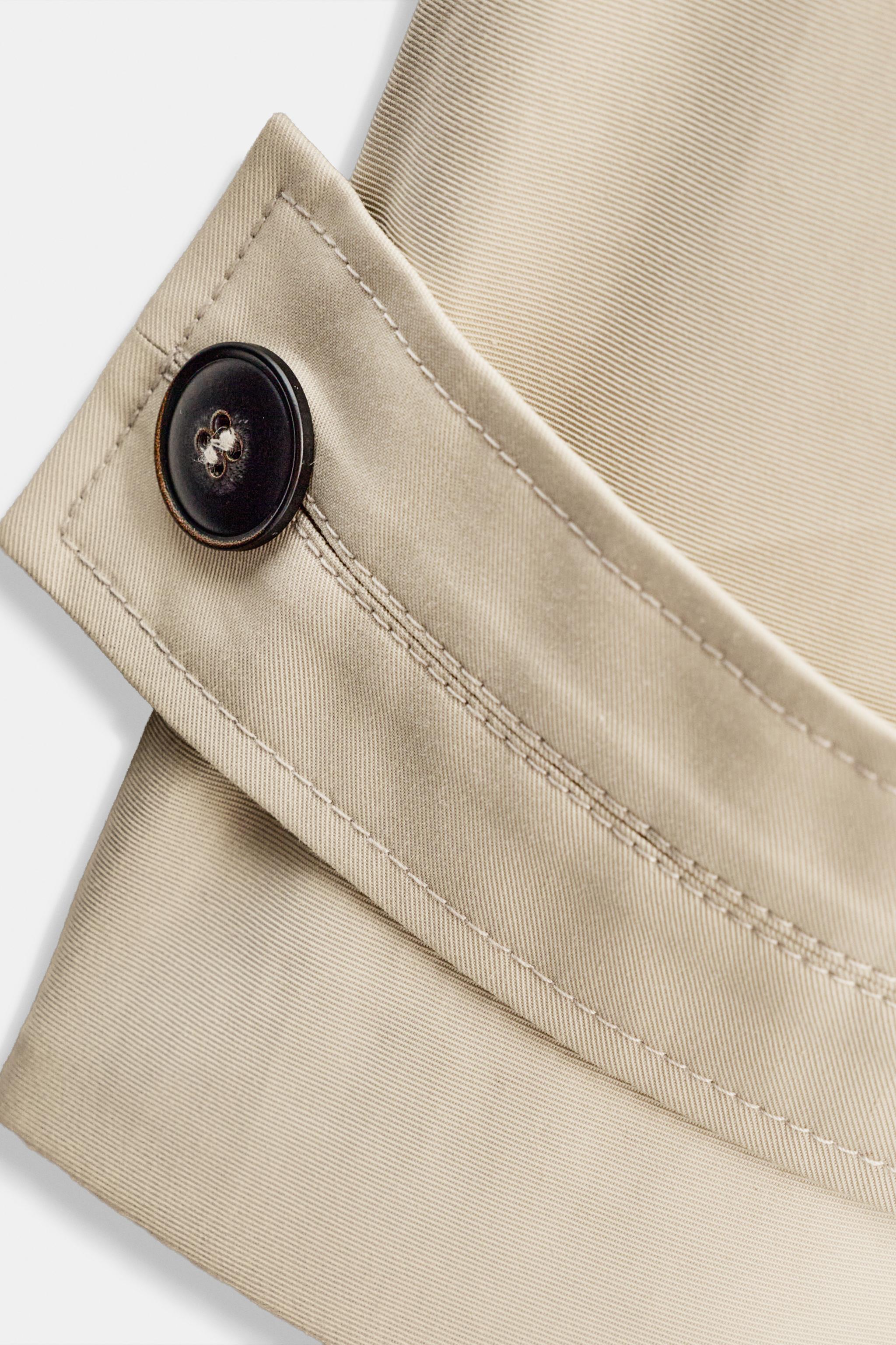 SHORT WATER REPELLENT TRENCH COAT ZW COLLECTION